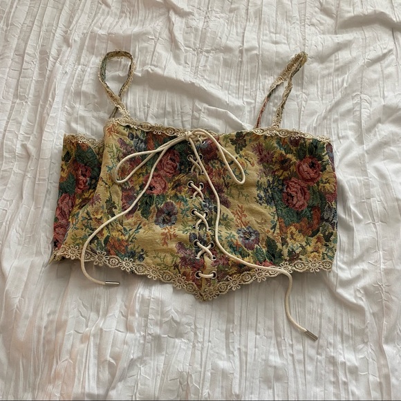 Secret Garden Floral Corset Top - Picture 2 of 4